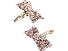 Petit by Sofie Schnoor hair clips rose glitter (2-pack)